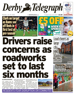 Cover of Derby Telegraph