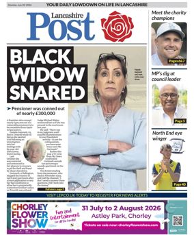Cover of Lancashire Evening Post