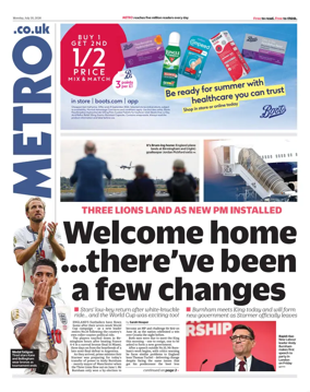 Cover of Metro (UK)
