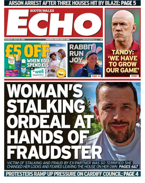 Cover of South Wales Echo