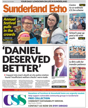 Cover of Sunderland Echo