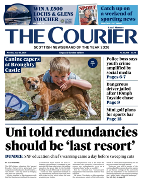 Cover of The Courier & Advertiser (Angus and Dundee)