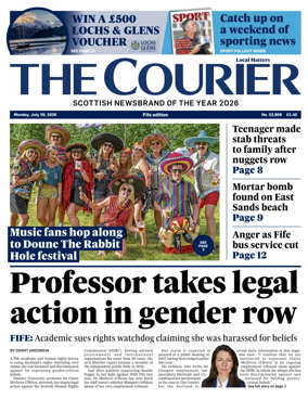 Cover of The Courier & Advertiser (Fife Edition)