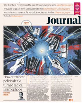 Cover of The Guardian e-paper Journal