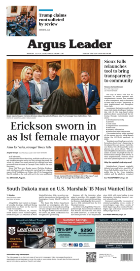 Cover of Argus Leader