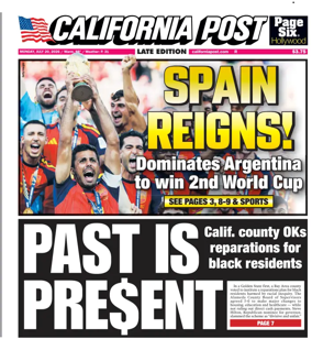 Cover of California Post