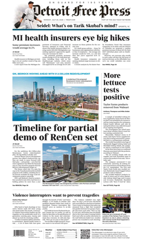 Cover of Detroit Free Press