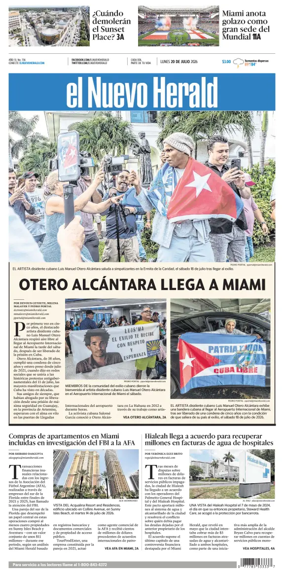 Cover of El Nuevo Herald