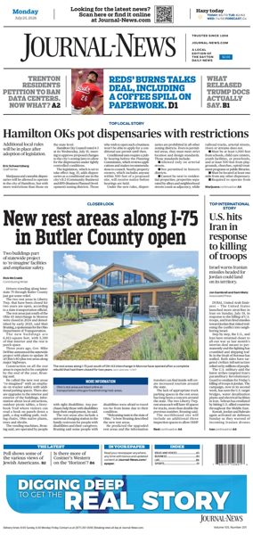 Cover of Hamilton Journal News