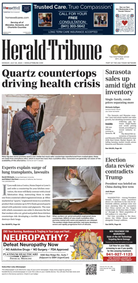 Cover of Herald-Tribune