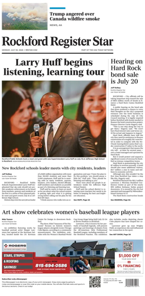 Cover of Rockford Register Star