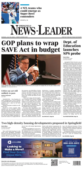 Cover of Springfield News-Leader