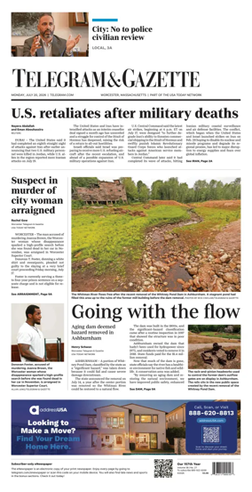 Cover of Telegram & Gazette