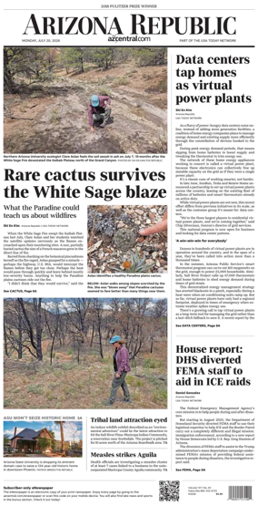 Cover of The Arizona Republic