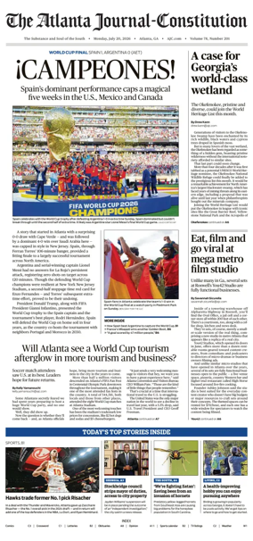 Cover of The Atlanta Journal-Constitution
