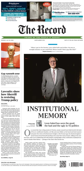 Cover of The Bergen Record