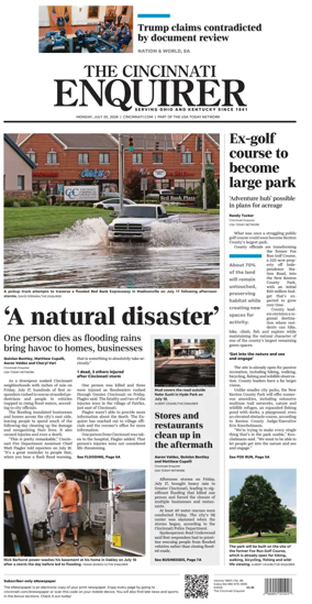 Cover of The Cincinnati Enquirer