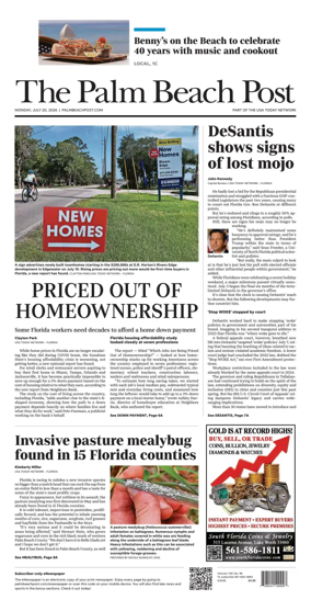 Cover of The Palm Beach Post