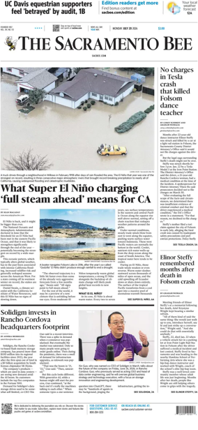 Cover of The Sacramento Bee