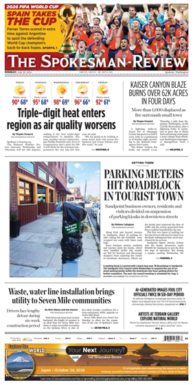 Cover of The Spokesman-Review (Spokane)