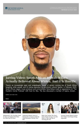 Cover of The Western Journal