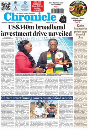 Cover of Chronicle (Zimbabwe)