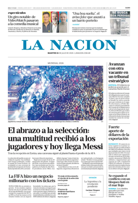 Cover of La Nacion