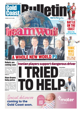 Cover of The Gold Coast Bulletin