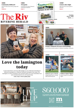 Cover of The Riverine Herald