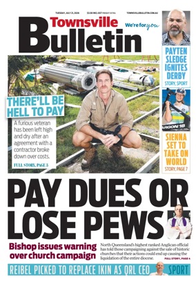 Cover of Townsville Bulletin