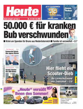 Cover of Heute - Niederosterreich Ausgabe