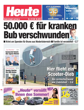 Cover of Heute - Oberosterreich Ausgabe