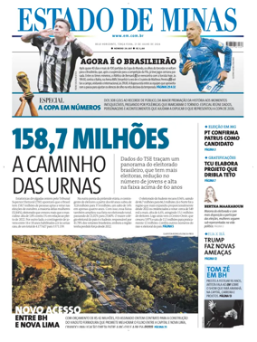 Cover of Estado de Minas (Brazil)