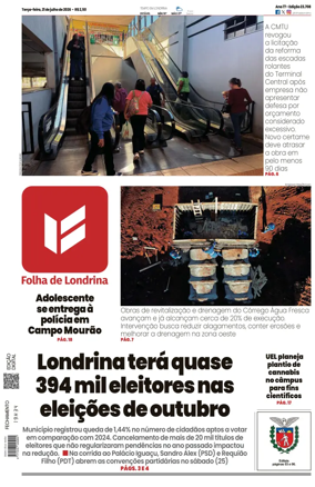 Cover of Folha de Londrina