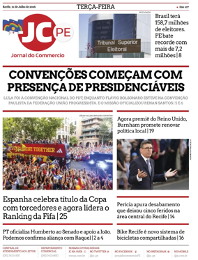 Cover of Jornal do Commercio