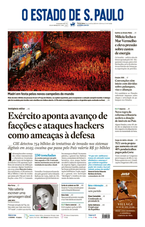 Cover of O Estado de S. Paulo