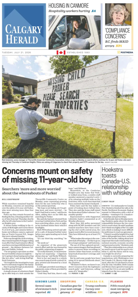 Cover of Calgary Herald