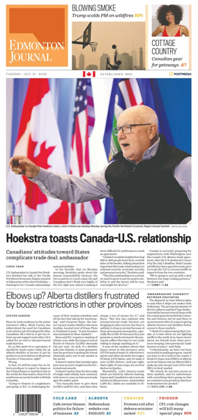 Cover of Edmonton Journal