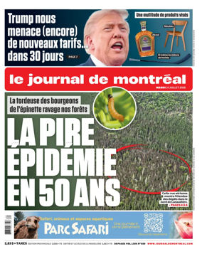 Cover of Le Journal de Montreal