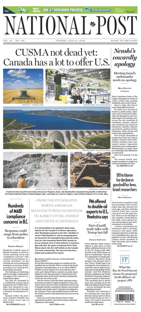 Cover of National Post - (Latest Edition)