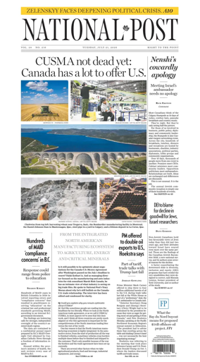 Cover of National Post - (National Edition)