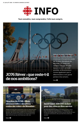 Cover of Radio-Canada Info