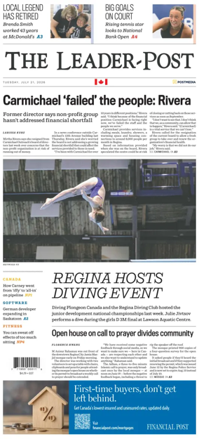 Cover of Regina Leader-Post