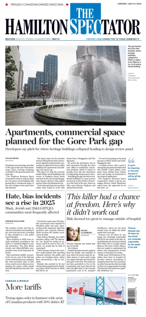 Cover of The Hamilton Spectator
