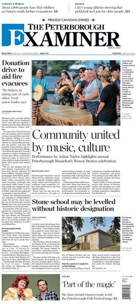 Cover of The Peterborough Examiner