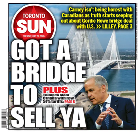 Cover of Toronto Sun