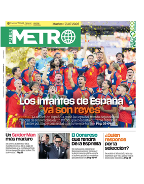 Cover of Publimetro Colombia