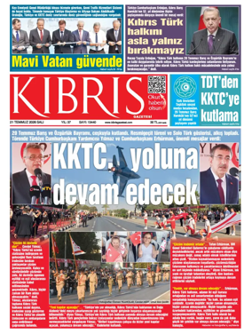 Cover of Kibris Gazetesi