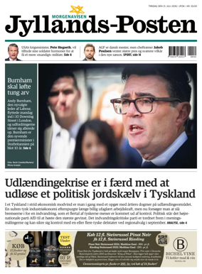 Cover of Jyllands-Posten