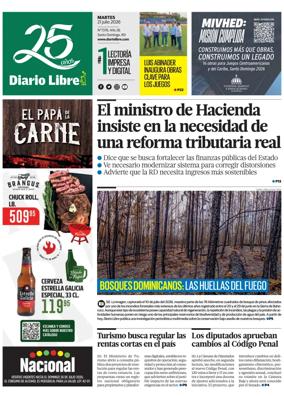 Cover of Diario Libre (Republica Dominicana)